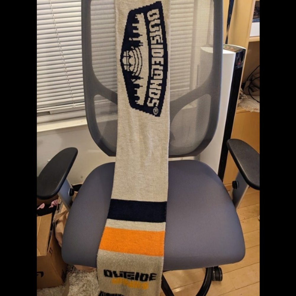 Outside Lands Official Merch Limited Edition 2016 Acrylic Scarf